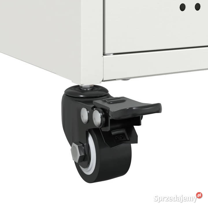Szafka RTV biała 68x39x435 stal WM846703 mazowieckie
