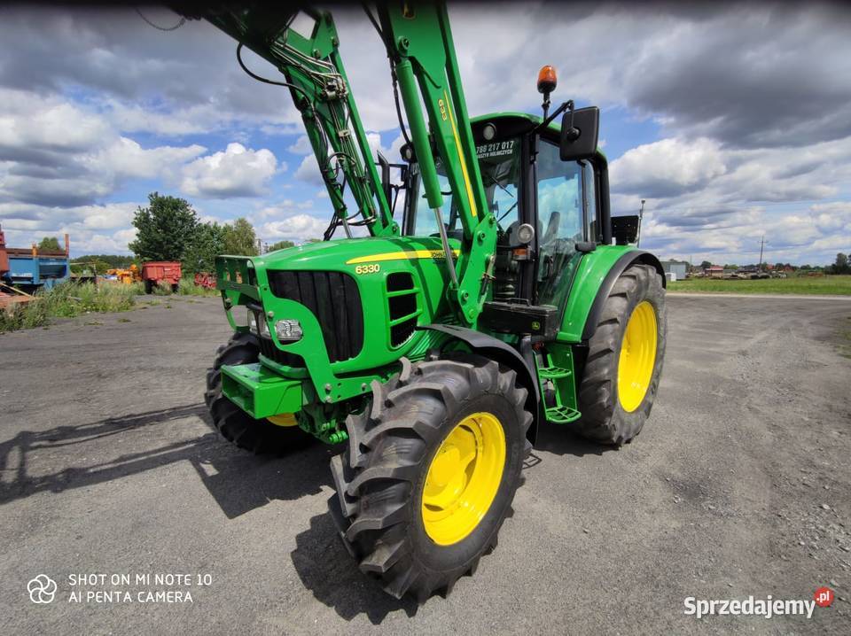 John Deere 6330 11 r 9200 mtg z Tuzem TLS Półbiegi pod obciążeniem Czersk