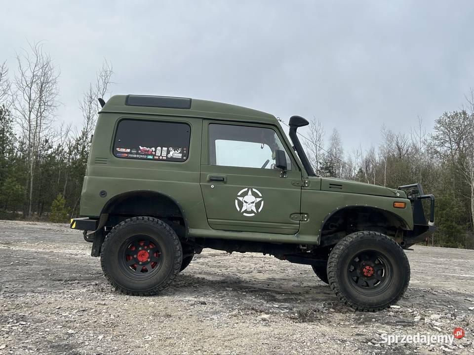 Suzuki samuraj 13 LPG Hak zwolniony reduktor regulowane zawieszenie Samurai Motoryzacja Zawiercie