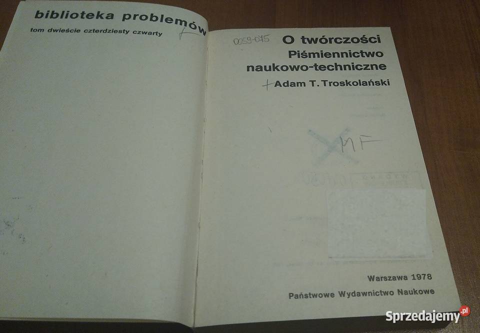 O twórczości piśmiennictwo naukowotechniczne pomorskie