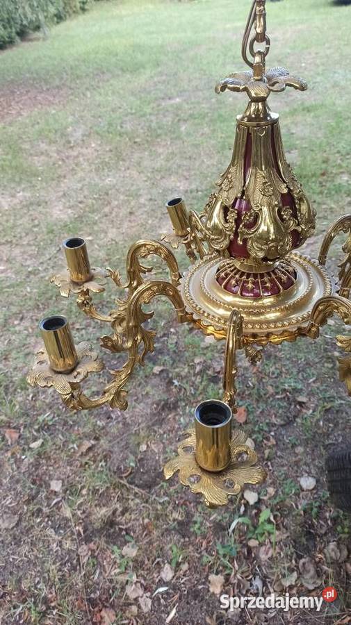 Żyrandol PRL MosiężnyNie uzywany Pozostałe Warszawa