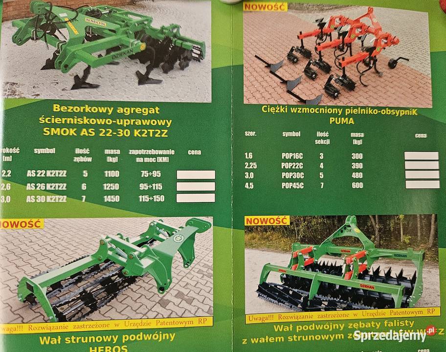 Agregat Uprawowo Siewny JAguar LUX DzIEKAN Agregaty Dorohusk
