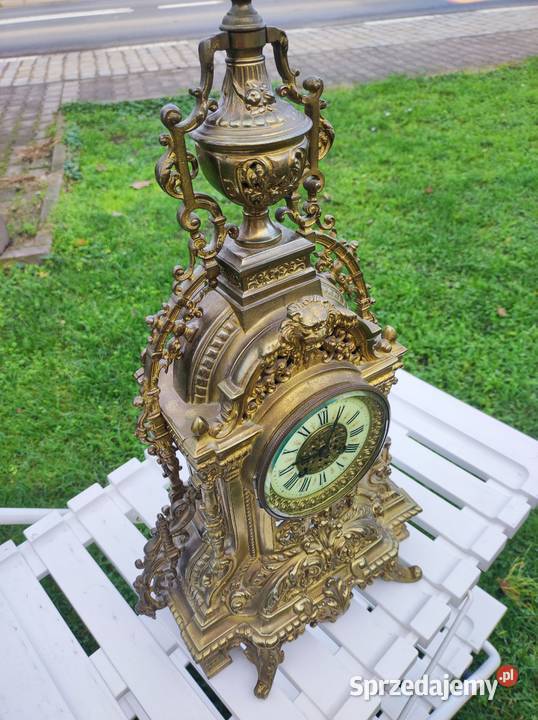Zegar mosiężny kominkowej dolnośląskie Łagiewniki