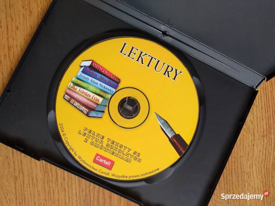 Płyta CD pełne teksty 52 lektur szkolnych z dolnośląskie Wrocław