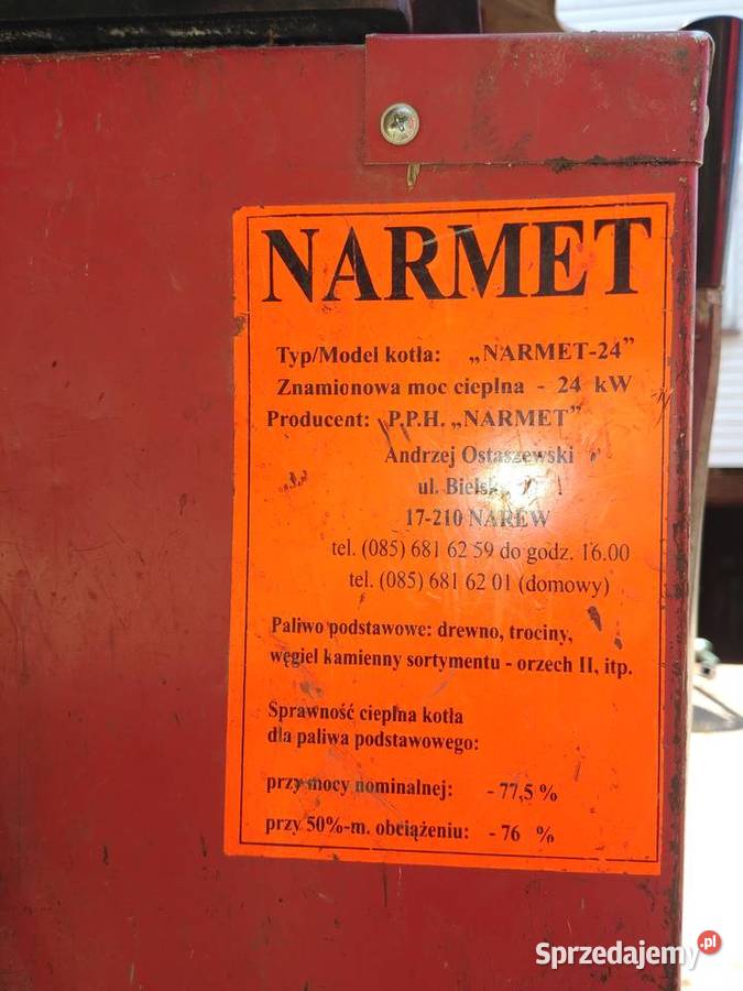 Kocioł co Narmet 24kw podlaskie Białystok