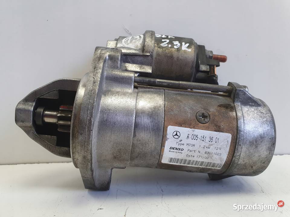 ROZRUSZNIK Mercedes SLK 23 K ROZRUSZNIK Układ elektryczny silnika