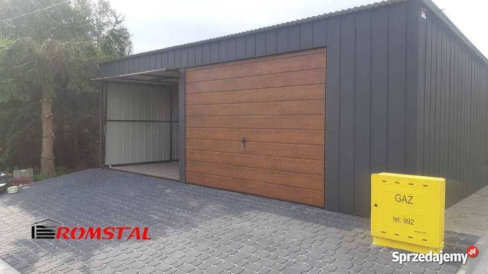 Garaż Blaszany JEDNOSPADOWY GRAFITOWY MAGAZY Sprzedaż Świdnica