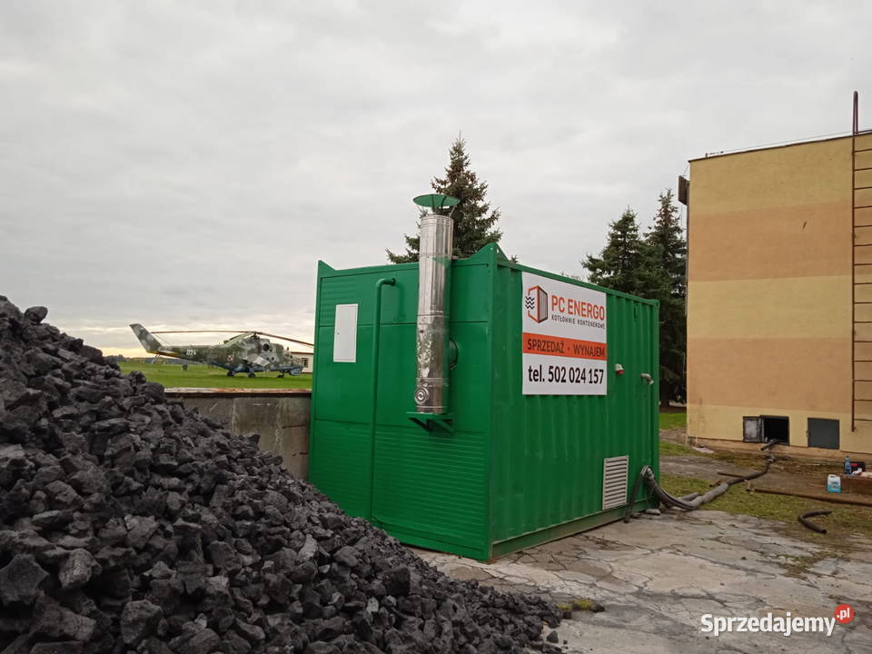mobilna kotłownia kontenerowa SPRZEDAŻ WYNAJEM dolnośląskie Strzelin