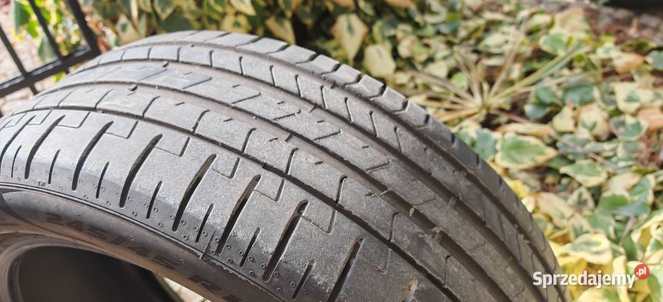 Komplet opon letnich Pirelli Pzero 24545 R19 245 Samochodowe Zielona Góra sprzedam