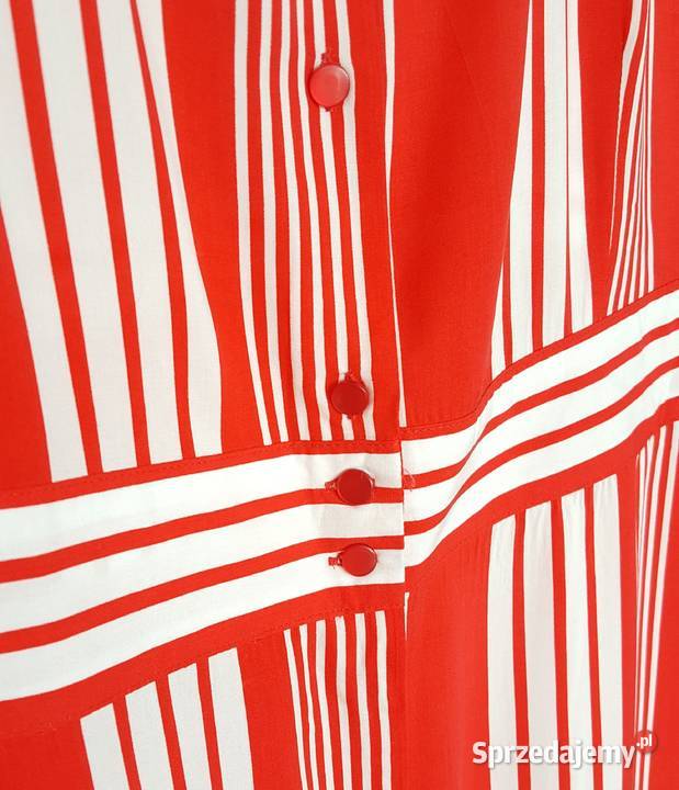 Nowa sukienka letnia Bon Prix 48 4XL czerwona Szczecin