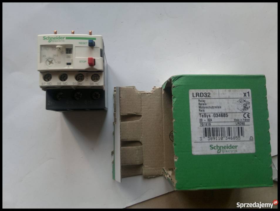 zabezpieczenie termiczne LRD32 schneider Dąbrowa Górnicza sprzedam