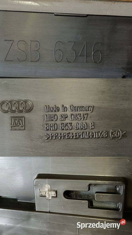 AUDI Q5 SLINE LISTWA DRZWI LEWY TYŁ 8R0853969B wielkopolskie Pleszew