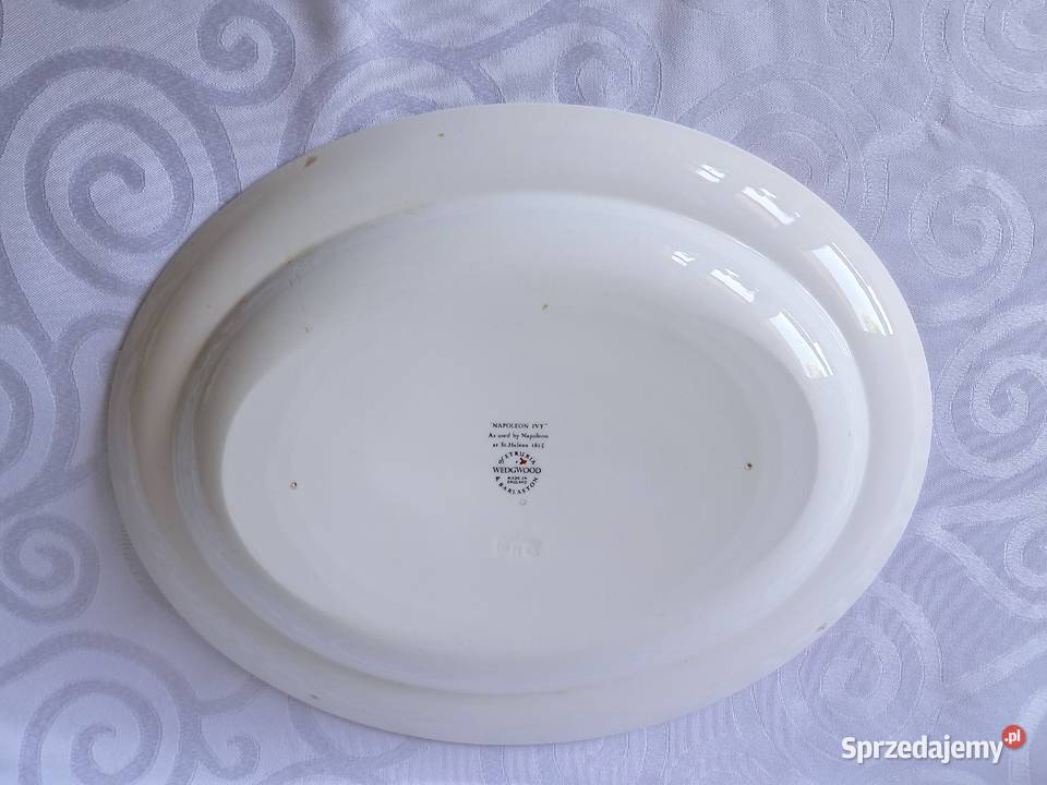 Wedgwood Napoleon Ivy owalny półmisek patera 325 Porcelana i szkło lubuskie Strzelce Krajeńskie