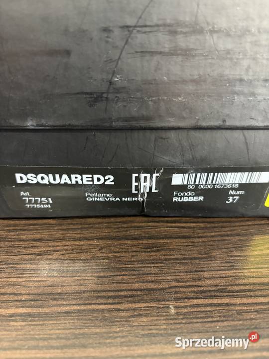 ButySneakersy damskie Dsquared2 Ginevra nero inna