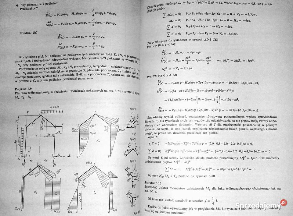 Wytrzymałość materiałów tom 1 i 2 Przemysław Chełm sprzedam