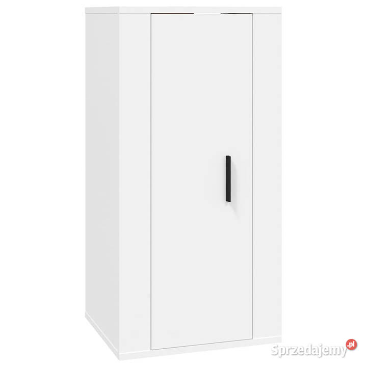 Wisząca szafka telewizyjna biała 40x345x80 RTV Warszawa