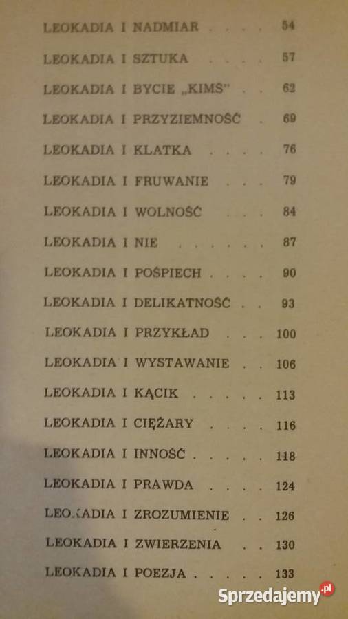 Wio Leokadio książki dziecięce ładnie wydane Antykwariat Antykwariat