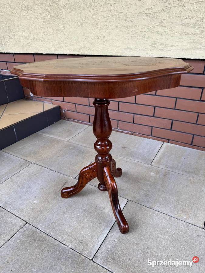 Stolik kawowy włoski stylowy intarsja ława stół Garwolin