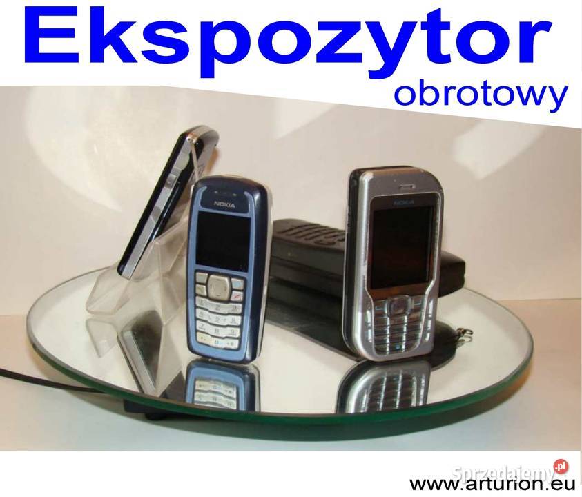 EKSPOZYTOR OBROTNICA na biżuterie zegarki Warszawa