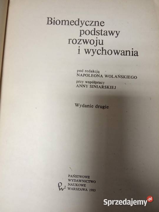 Biomedyczne podstawy rozwoju i wychowania