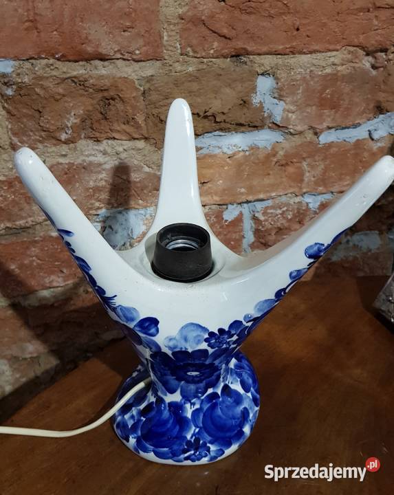 Lampa rogata Włocławek sygnowana Orneta