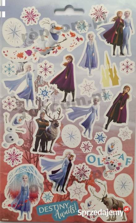 Naklejki Nalepki Frozen 2 Elsa Anna 700 Kraina