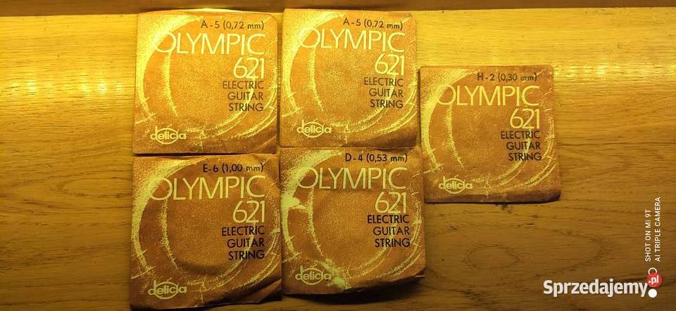 runy do gitary elektrycznej Olympic 621 4 sztuk Kultura i Rozrywka