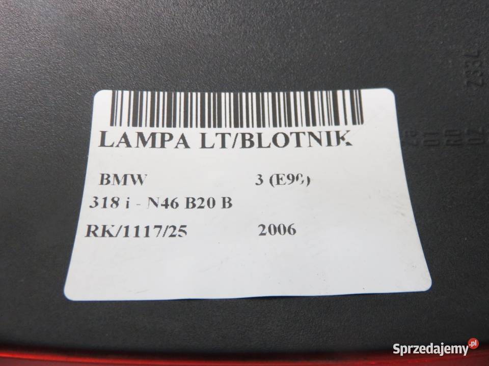 LAMPA LEWA TYLNA BMW 3 E90 6937457