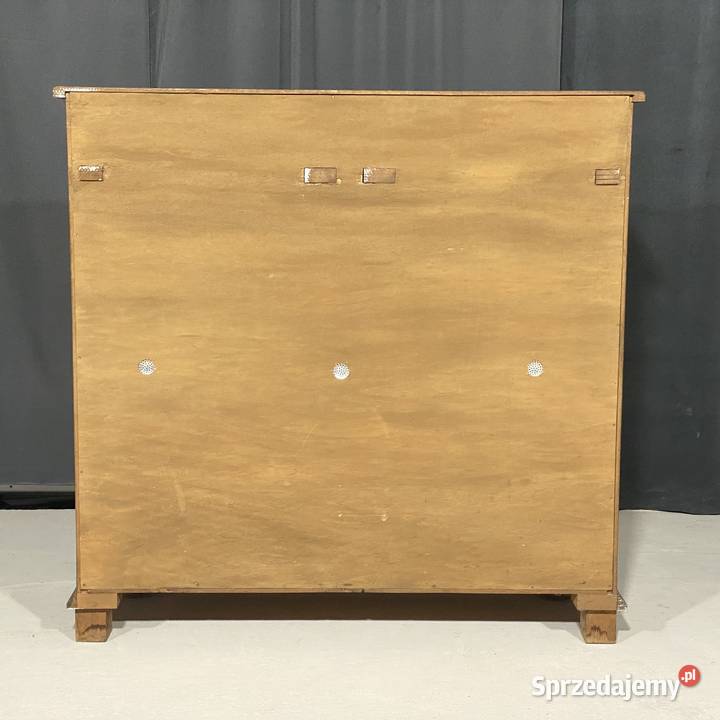 Rzeźbiona komoda w rustykalnym stylu lity dąb Gryfice