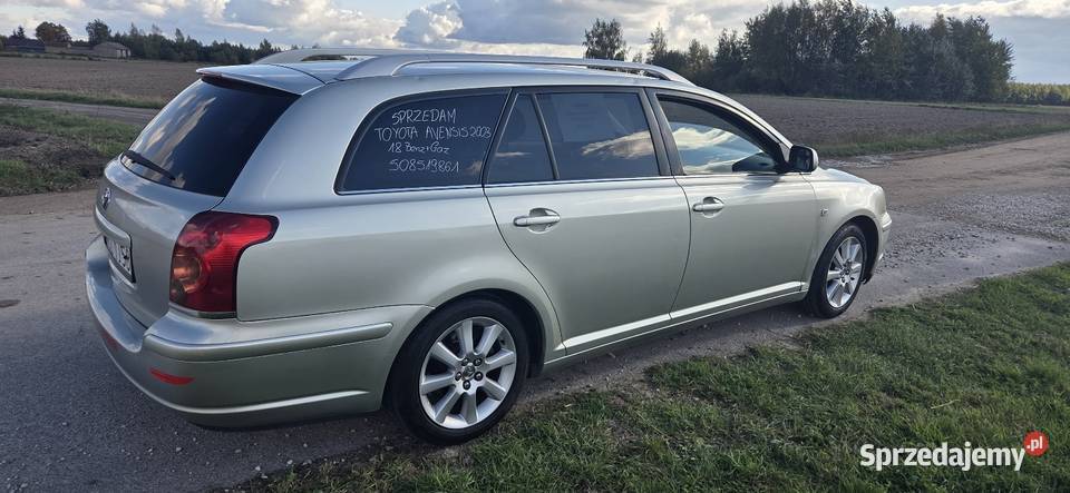 Toyota Avensis 2003r 18 benzyna z lpg czujnik deszczu Wola Mrokowska