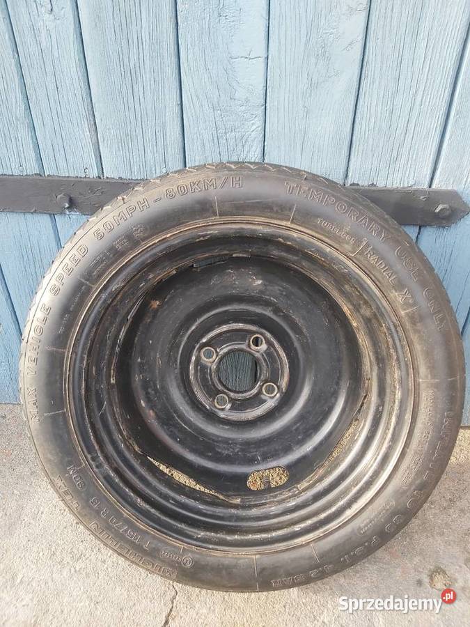 Opel Volkswagen dojazdowka felga stalowa z opona Koła i felgi Złotów