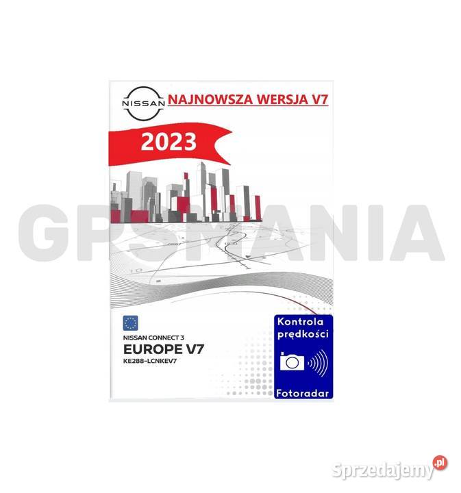 Mapa do nawigacji Europa Nissan Xtrail Juke łódzkie Zgierz sprzedam