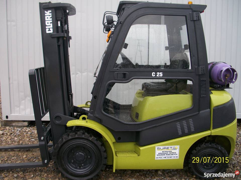 Wózek widłowy Clark model C25L z gwarancją podkarpackie