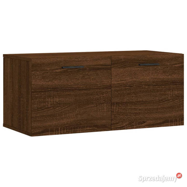 Szafka wisząca brązowy dąb 80x365x35 WM830099 mazowieckie Warszawa