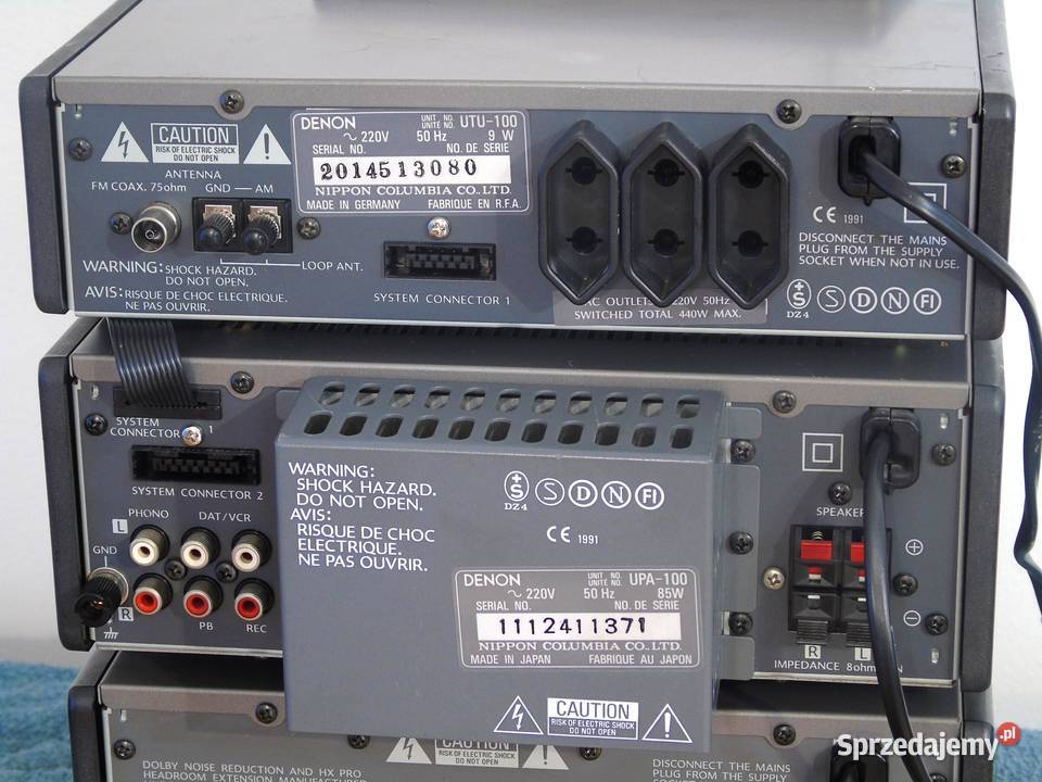 Wieża Denon pilot Wzmacniacz Radio CD Mag AUX podkarpackie Jasło