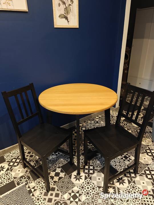 Stół okrągły IKEA GAMLARED 2 krzesła STEFAN 58cm mazowieckie Legionowo