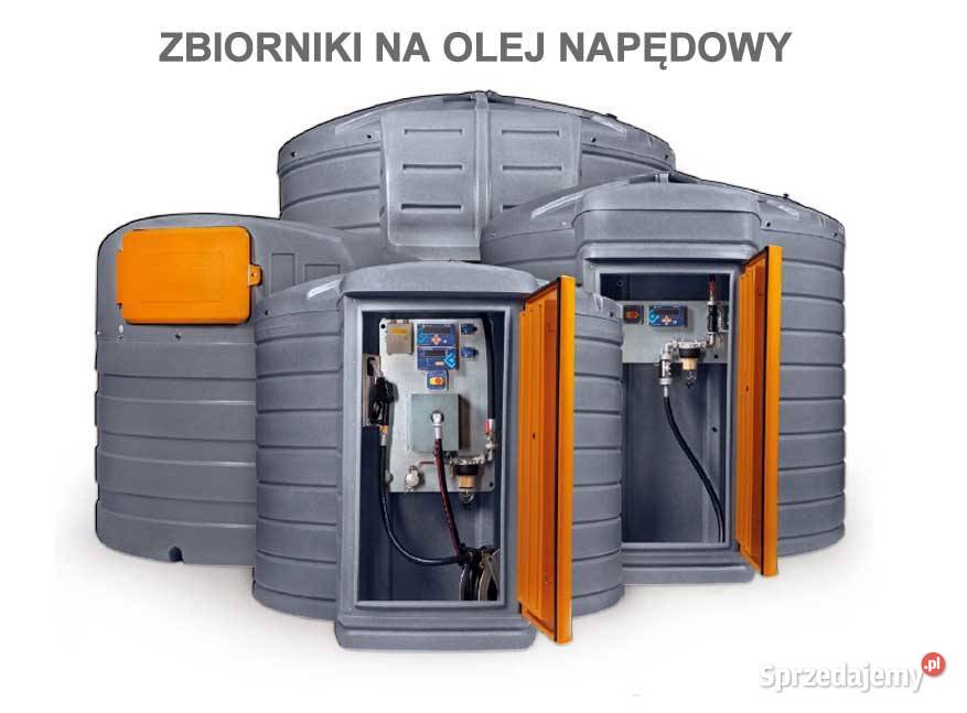 ZBIORNIK DWUPŁASZCZOWY NA OLEJ NAPĘDOWY ON 3500L Trzebnica