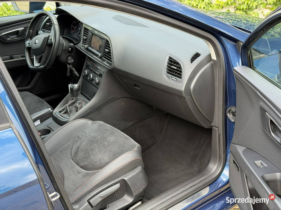 Seat Leon FR 184 III 2012 niebieski Tarnowskie Góry