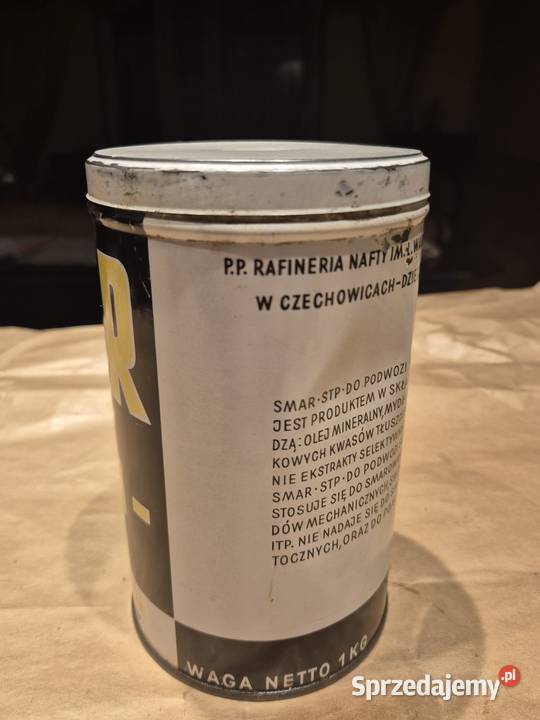 NOWA NIEOTWIERANA Puszka PRL SMAR STP pomorskie Słupsk