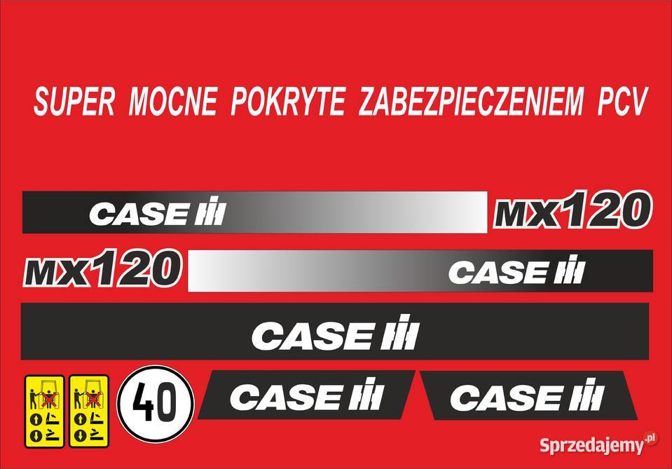 Naklejki Case mx 120 i inne modele super mocne kujawsko-pomorskie Bydgoszcz