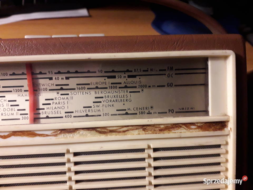 60s radio Philips All Transistor mazowieckie