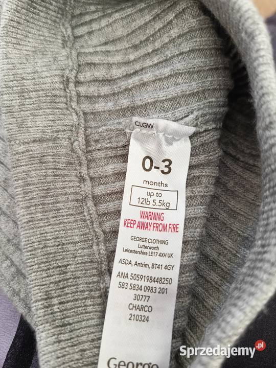 Zestaw ubranek niemowlęcych 03 miesiące 5662 pomorskie Rumia sprzedam