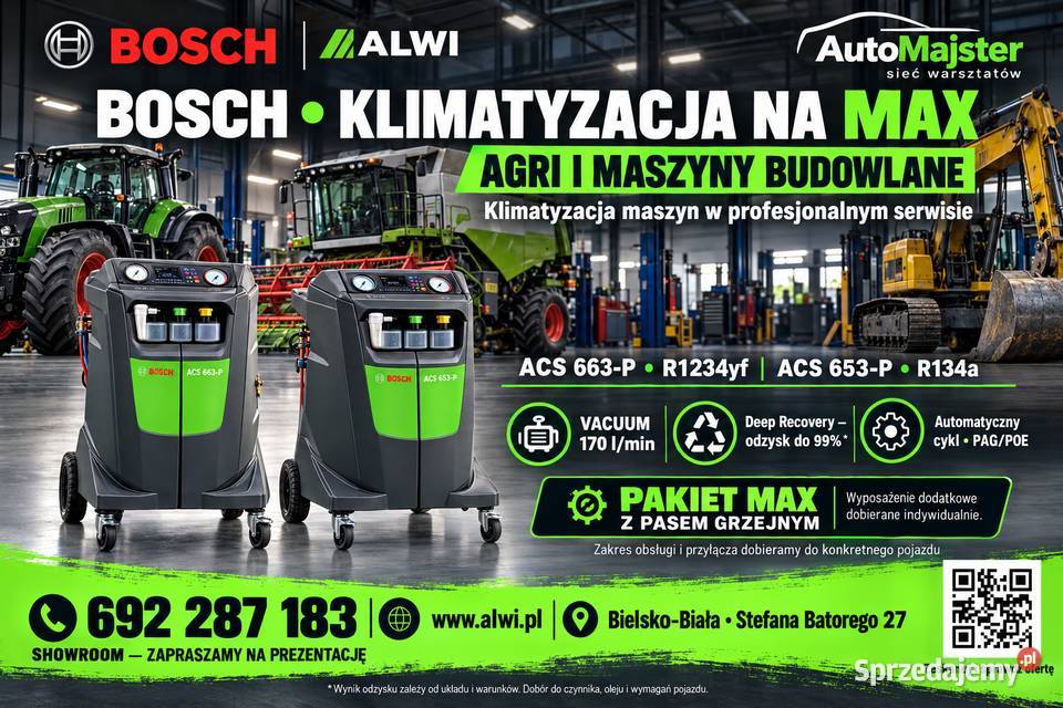 Acs 661 stacja klimatyzacji na 1234yf Pozostałe śląskie Bielsko-Biała