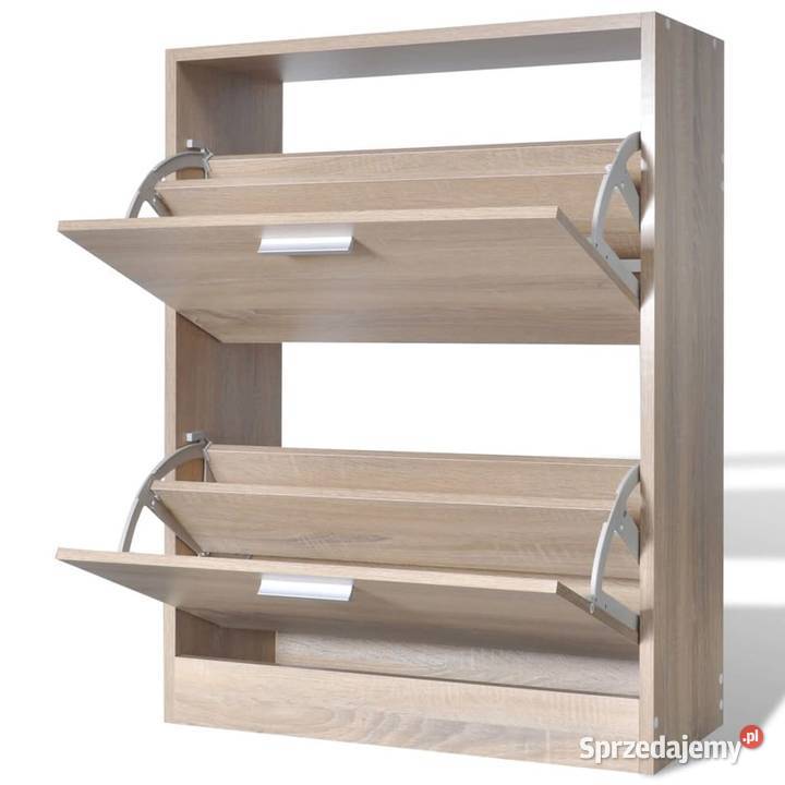 vidaXL Drewniana szafka na buty w kolorze dębu z Na buty Warszawa