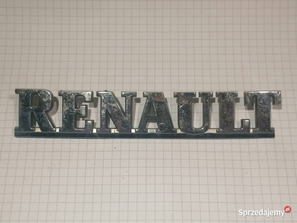 logo emblemat napis Renault Piotrków Trybunalski