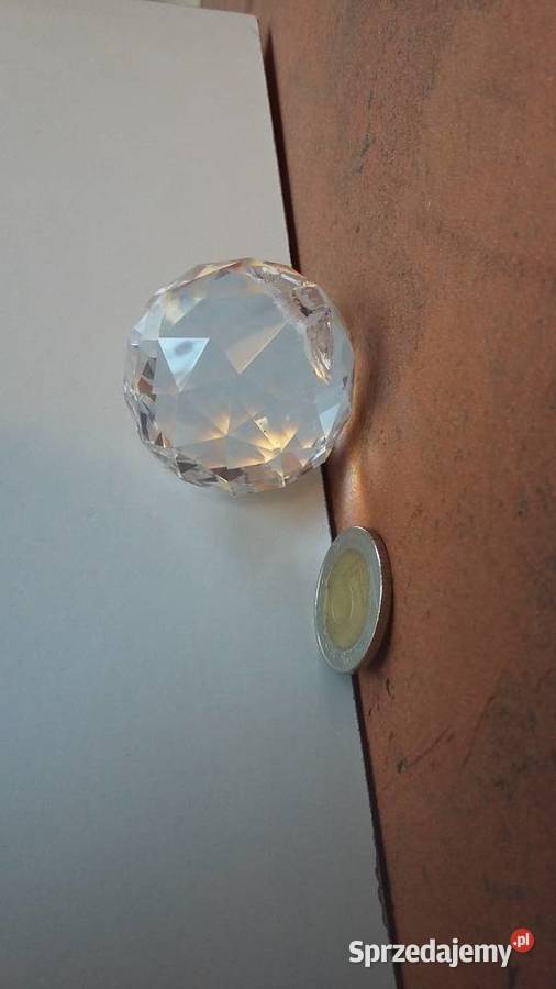 Kryształek koralik do lampy PRZEZROCZYSTY DUŻY