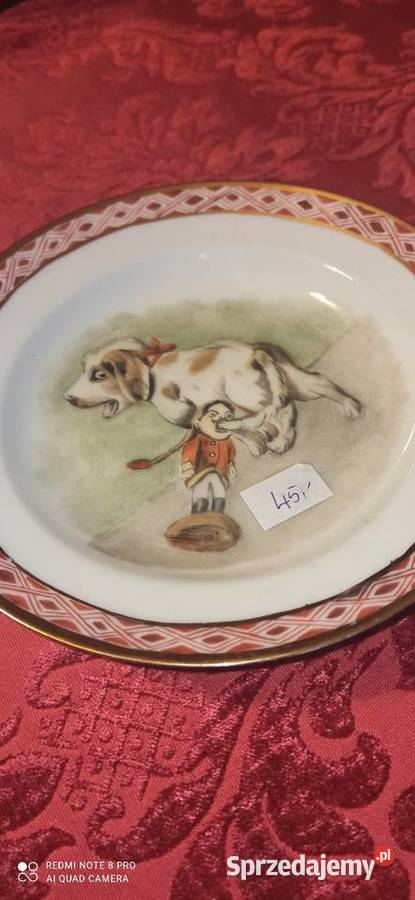 Talerz do zupy bez sygnatury Różne kompozycje Porcelana i szkło Gdańsk