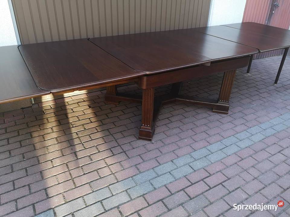 Stół Dębowy Duży Zgrabny 428 Antyk Stary Meble Swarzędz