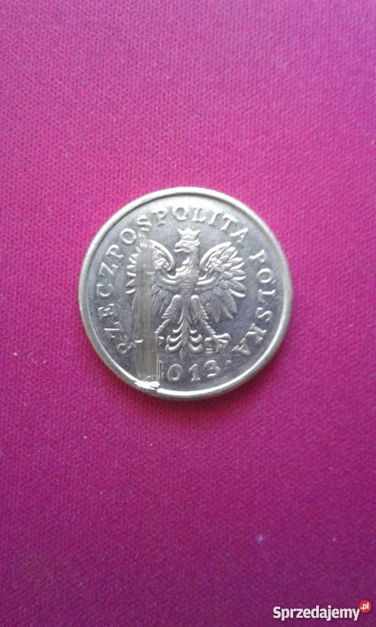 1 złoty 2013 r Destrukt z mennicy wielkopolskie Konin sprzedam