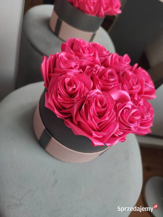 Box Róże wieczne kwiaty Lubanie sprzedam